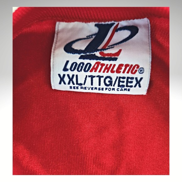 Vintage 90's Logo Athletic Wisconsin Badgers Ron Dayne Football Jersey XXL USA - Picture 6 of 9